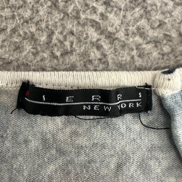 Perri New York Knit Sweater Beaded Abstract Ornate Knit - Picture 9 of 16